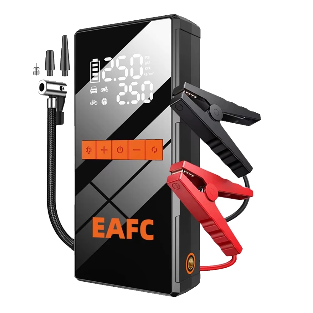 Auto-starthilfe, Luftpumpe, Multifunktionales Notfallset, Einzel