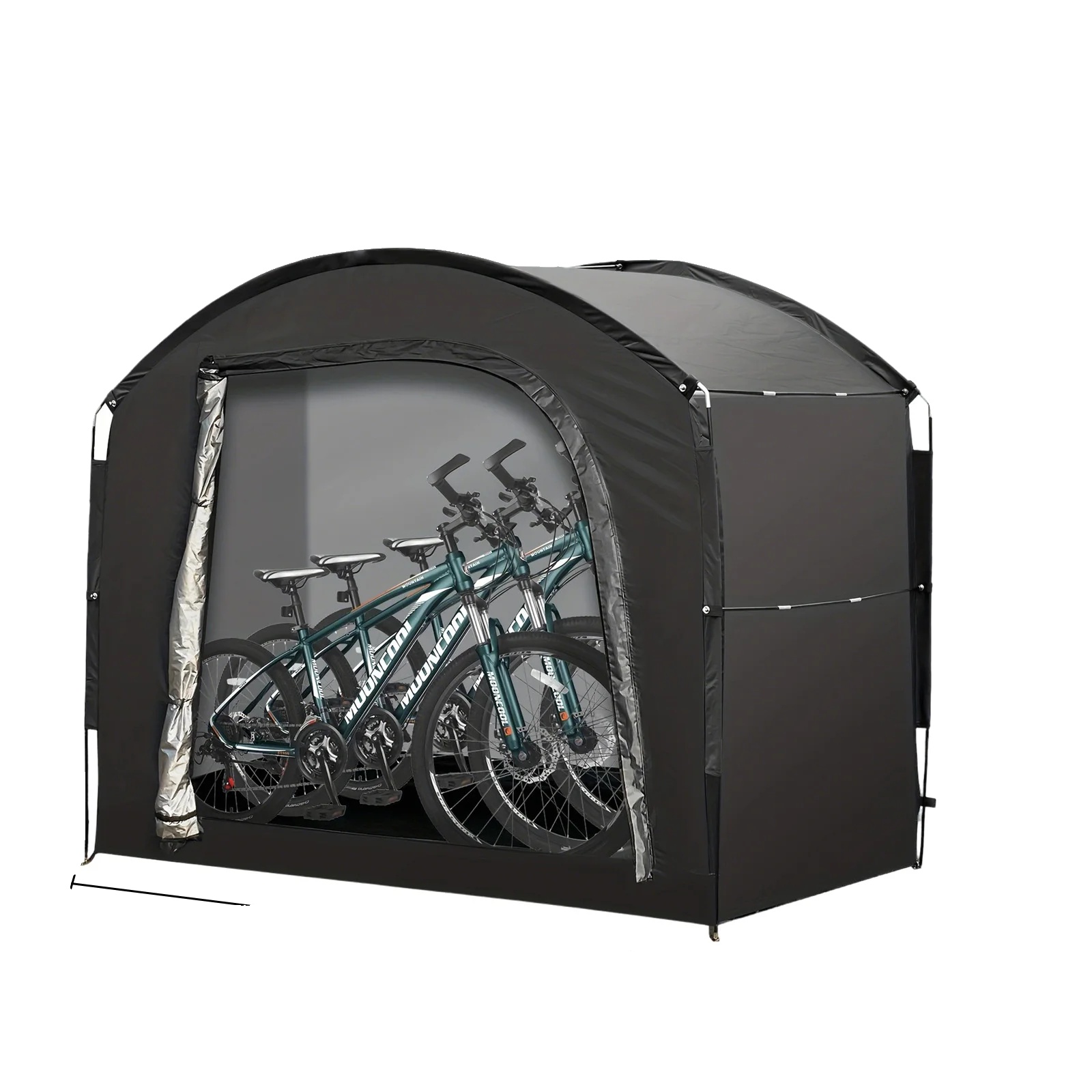 Fahrradzelt, Wasserdicht, Tragbare Aufbewahrungslösung, Für 4 Fahrräder, 220150185cm