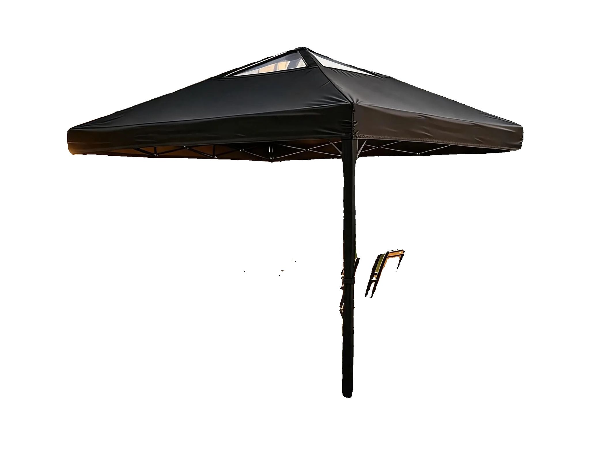 Pop-up Pavillon, Wasserdichtes Material, Höhenverstellbar, Schwarz