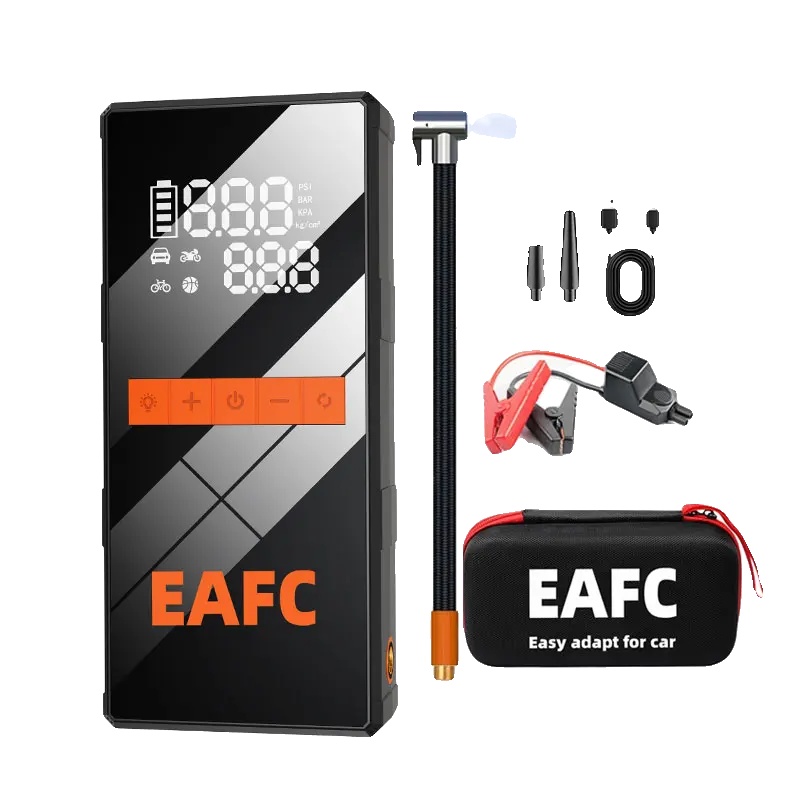 Auto-starthilfe, Luftpumpe, Tragbare Powerbank, Smart Mit Box