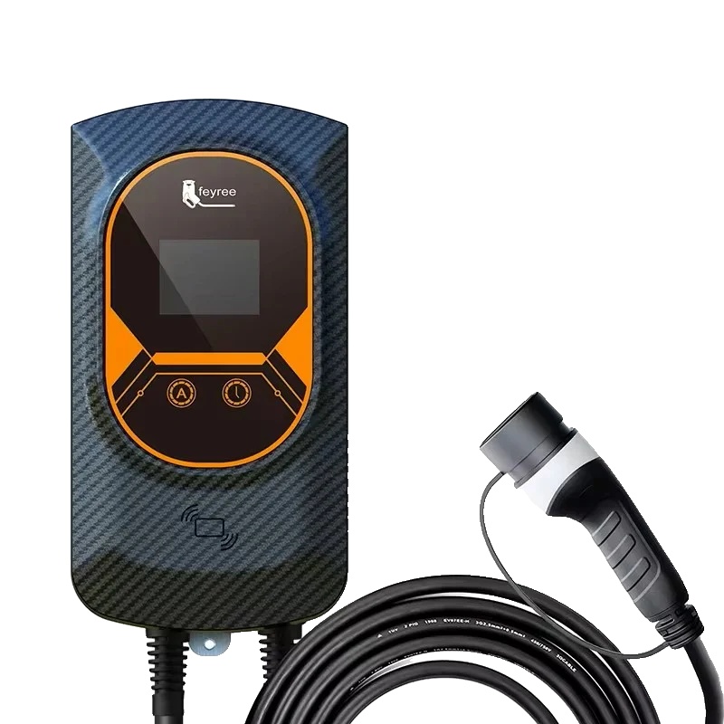Ladestation Für Elektrofahrzeuge, Intelligente Überwachung, Fernzugriff, 11kw 16a 3-phasig