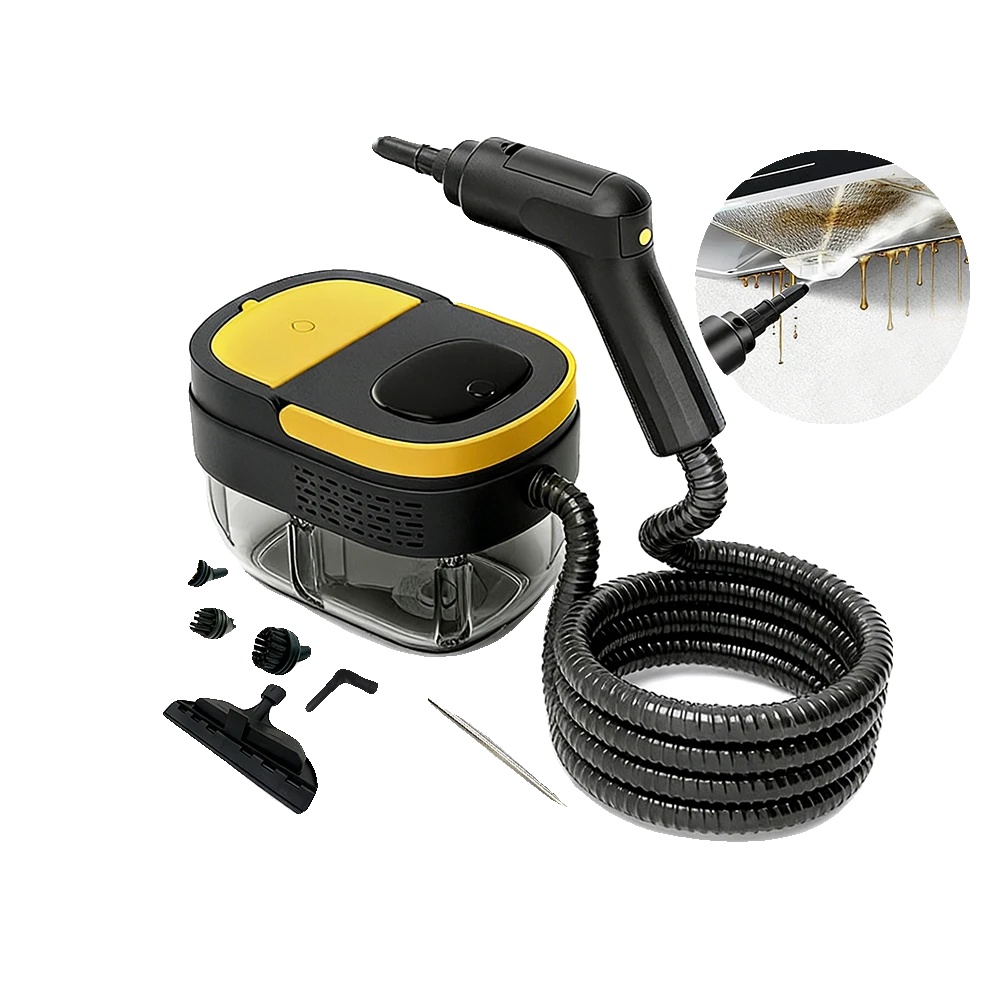 Handheld Dampfreiniger, 2500 Watt Leistung, 1,6l Wassertank, 3 Bar Druck, Einstellbare Dampfeinstellungen, 100°c Maximale Temperatur