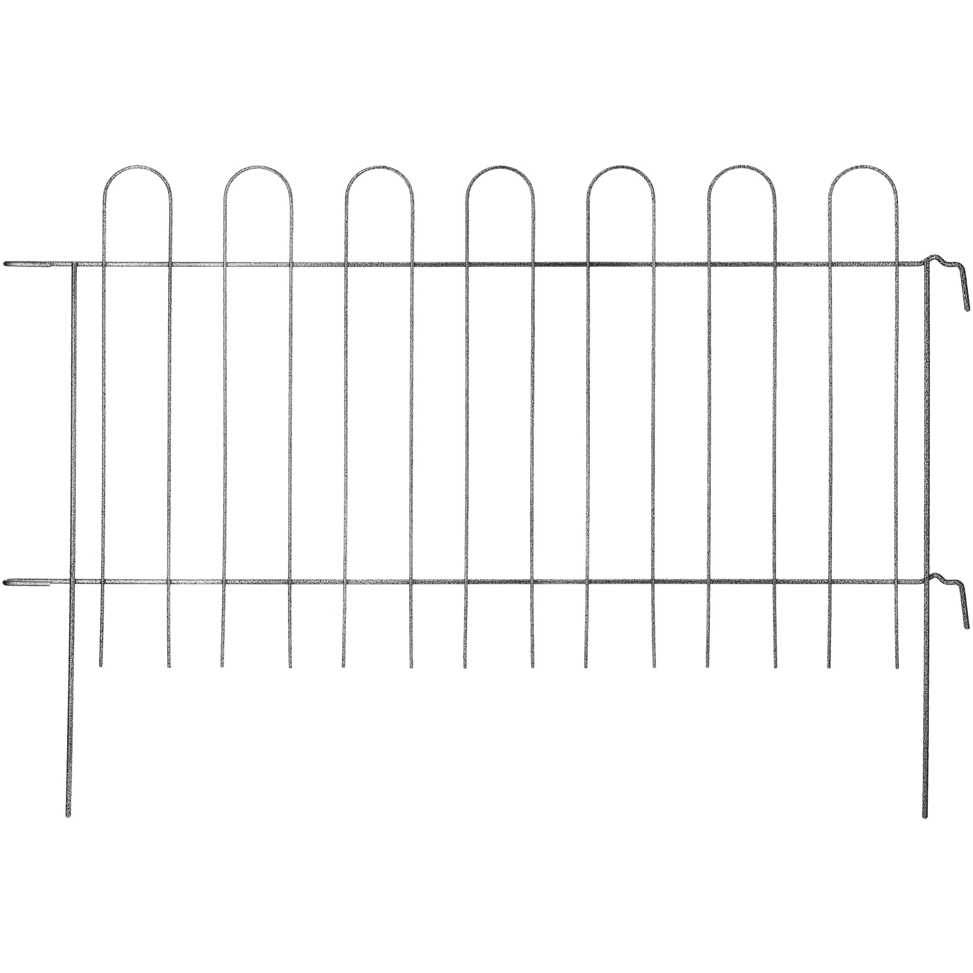 Gartenzaun, Metallkonstruktion, Ästhetisches Design, Schwarz