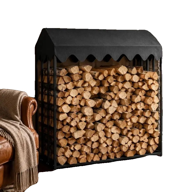 Holzregal, Schwerlaststahl, Wetterfeste Schutz, 1