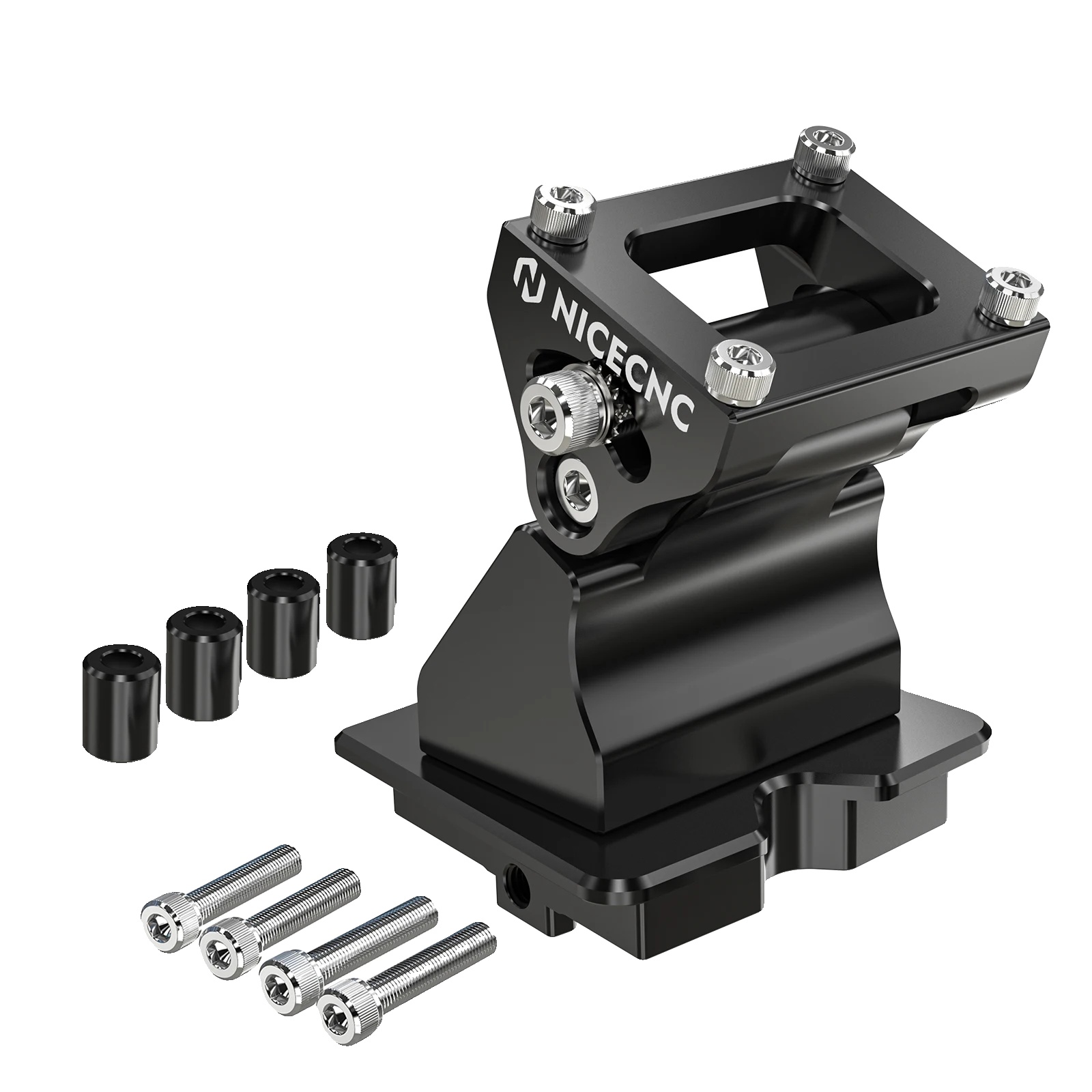 Gps-halterung, Leichtes Aluminium, Präzise Cnc-bearbeitet, Verstellbares Bl