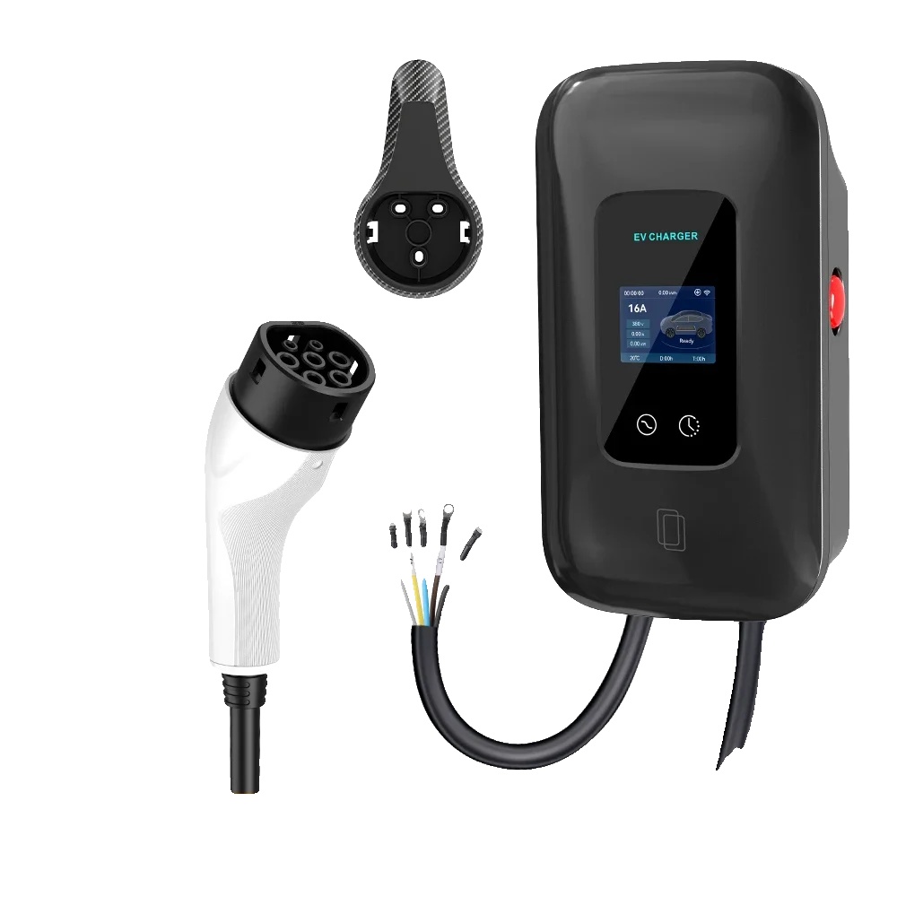 Ev-ladestation, 3 Phasen, App-steuerung, Typ2 11kw 16a 10m, Typ2