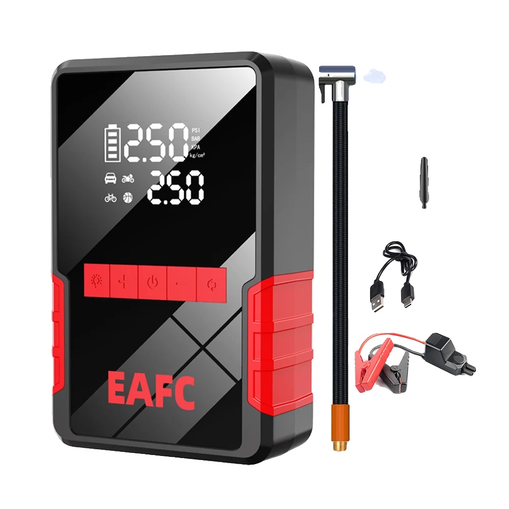 Starthilfe, Luftkompressor, Tragbare Powerbank, Keine Eva-box2, Batteriebetrieben-c
