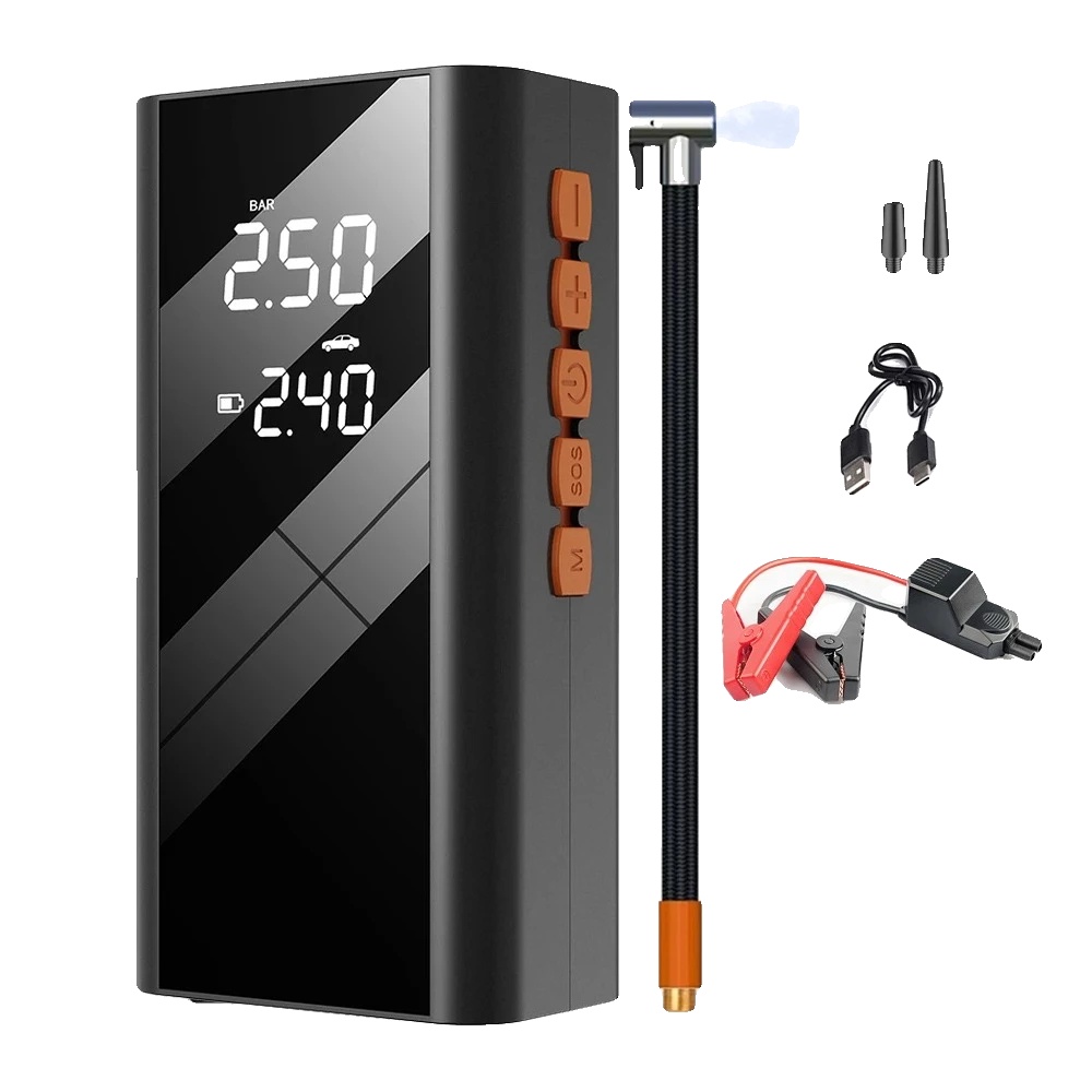 Starthilfe, Luftkompressor, Tragbare Powerbank, Eva Box2 Hinzufügen, Batteriebetrieben