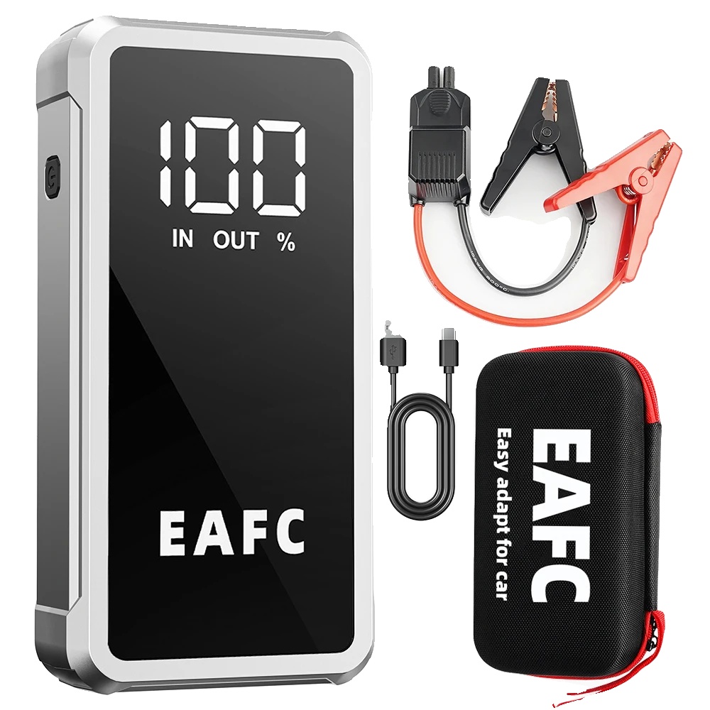 Auto-starthilfe, 4000a Spitzenstrom, Tragbare Powerbank, 4000a Mit Tasche
