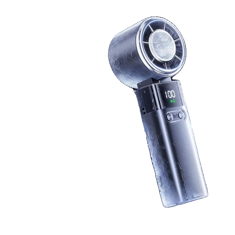 Kühlventilator, Usb Wiederaufladbar, Hochgeschwindigkeits-turbomotor, Schwarz