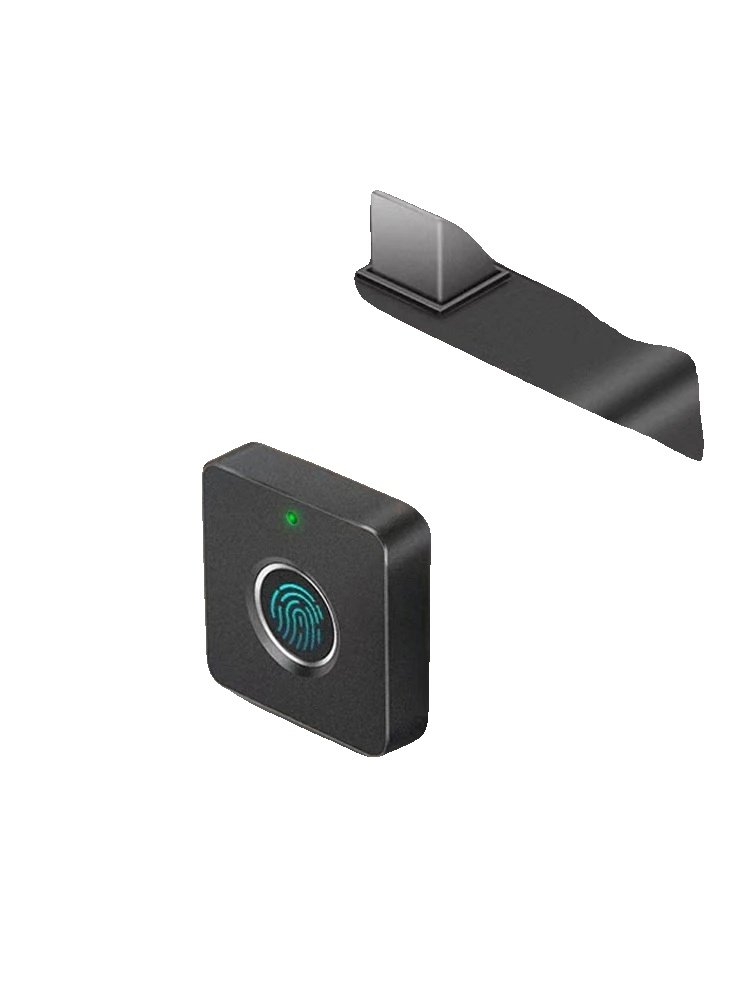 Biometrisches Fingerabdruckschloss, Abs Und Zinklegierung, Kompaktes Design, Bis Zu 20 Fingerabdrücke Kapazität, 3 X Aaa Batterieversorgung, Ungefähr