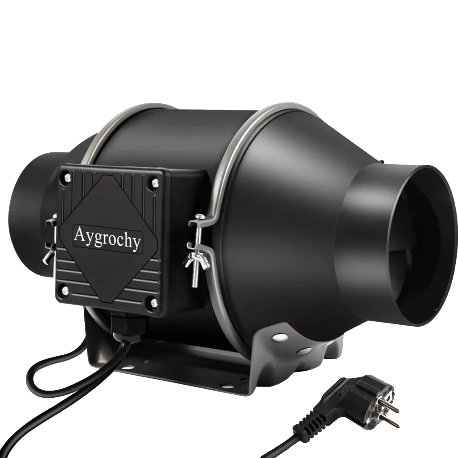 Lüfter, 363 M³/h Luftstrom, Ec-motor Für Energieeffizienz, Schwarz, 240v, Eu