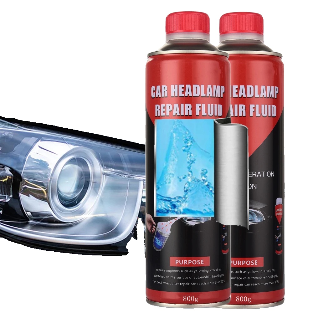 Scheinwerfer-restaurierungsflüssigkeit, 800g × 2, Geeignet Für Verschiedene Scheinwerfer, Verbessert Die Klarheit, Einfache Anwendung, Schafft Eine