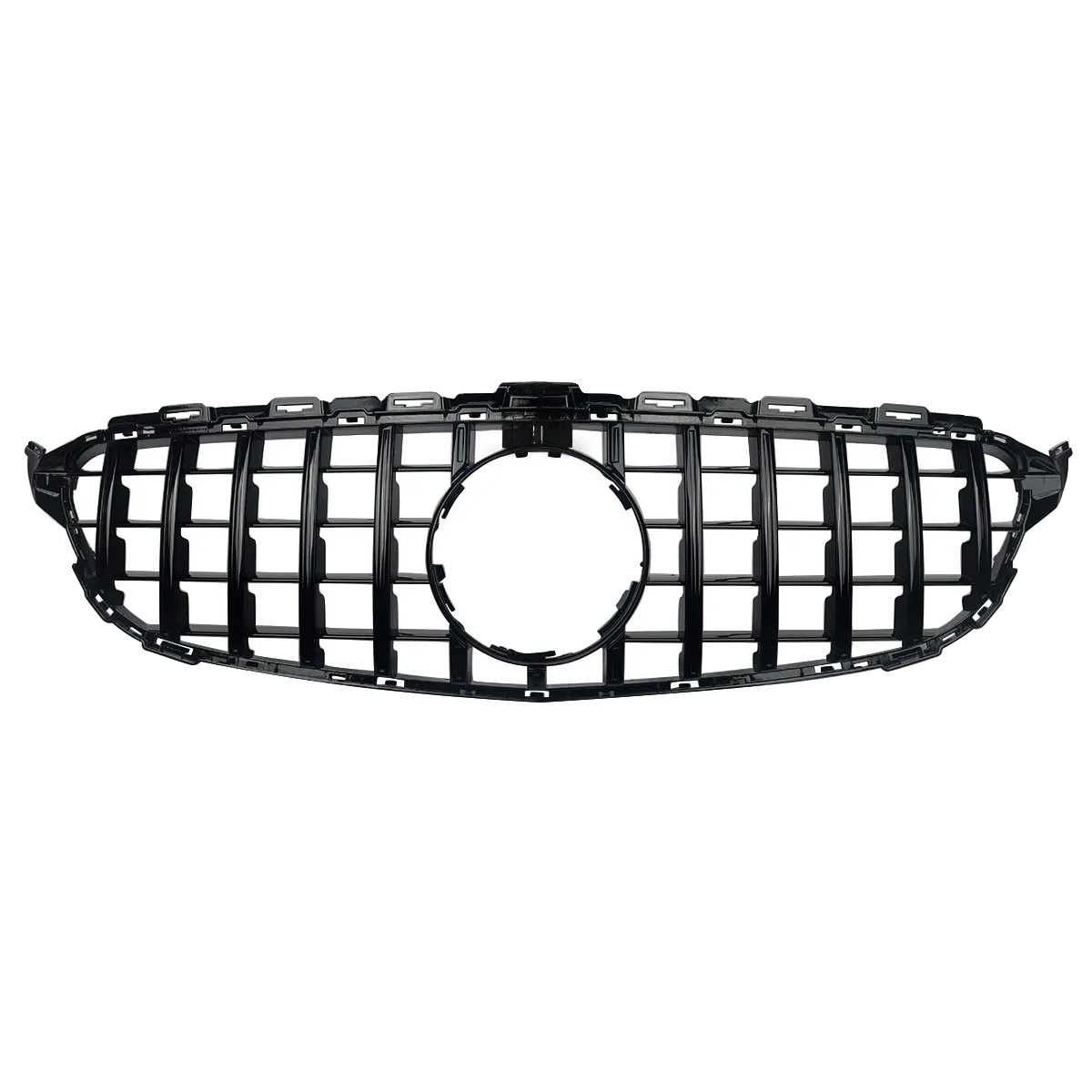 Frontstoßstangen-grill, Panamericana Gt-stil, Einfache Installation, Glänzendes Schwarz