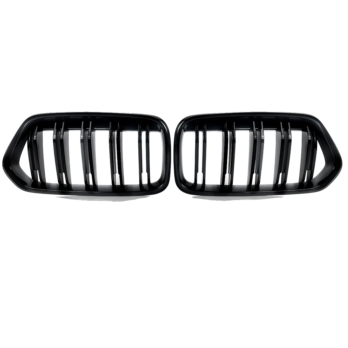 Frontgrill, Dual-slat-design, Verbesserte Kompatibilität, Glänzendes Schwarz
