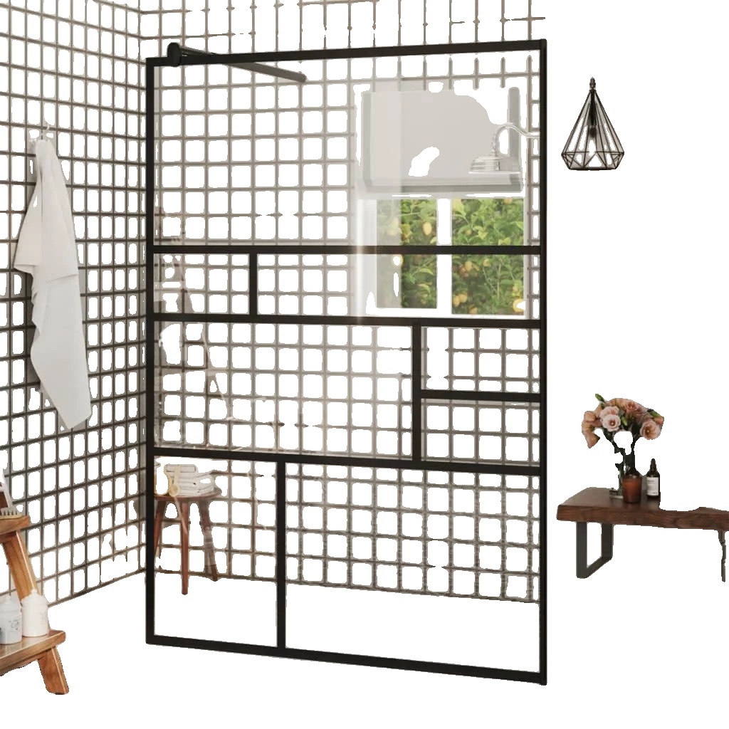 Duschabtrennung, Sicherheitsglas, Einfache Installation, Transparent