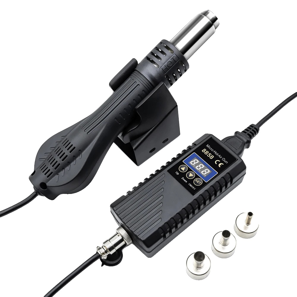 Heißluftgebläse, Tragbares Design, Einstellbare Temperaturregelung, 8858 Kit1, 220v Eu Stecker-c