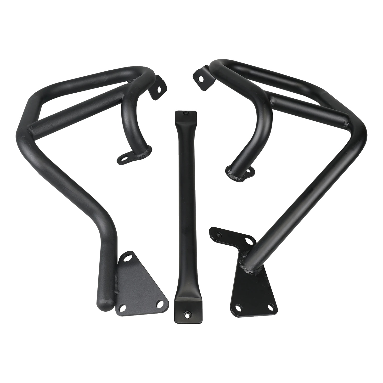 Sturzschutz, Motorenschutz, Robuste Stahlkonstruktion, Schwarz