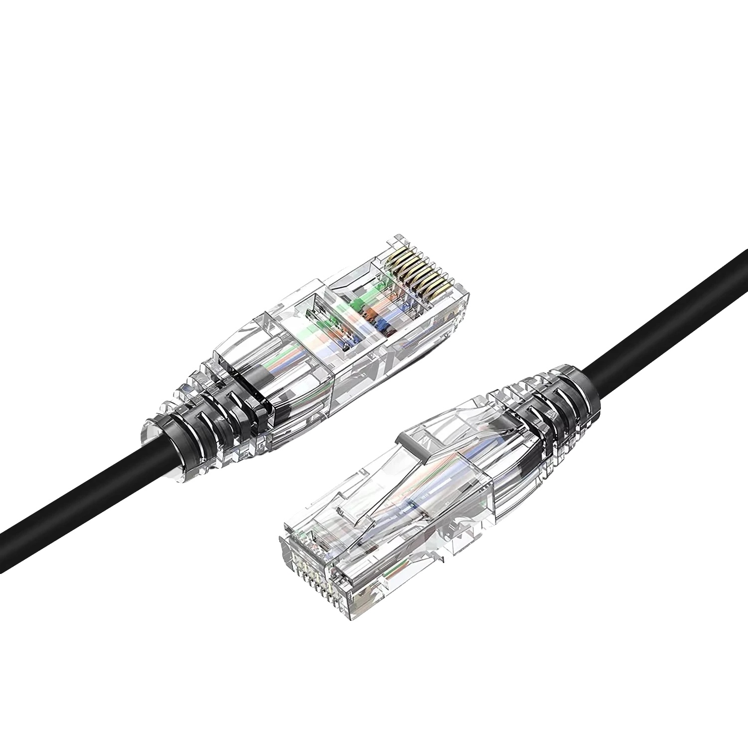 Ethernet-patchkabel, 10 Gbps Geschwindigkeit, Power Over Ethernet Unterstützung, 2ft 24pcs