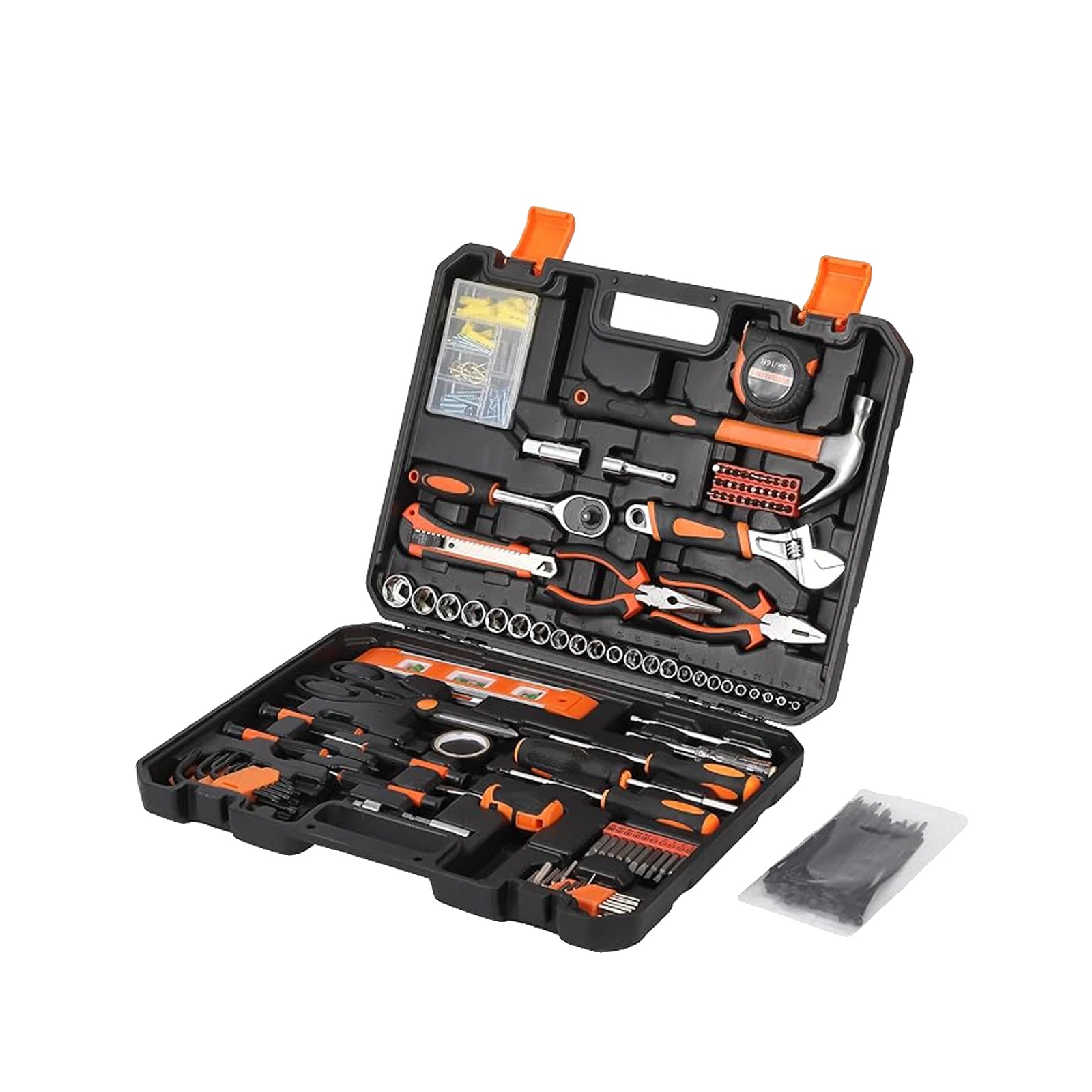 Werkzeugset, Aluminium-material, 247 Teile, Abmessungen 39,4 X 26,7 X 8,9 Cm, Kombinationswerkzeugtyp, Einschließlich Tragbarem Aufbewahrungskoffer