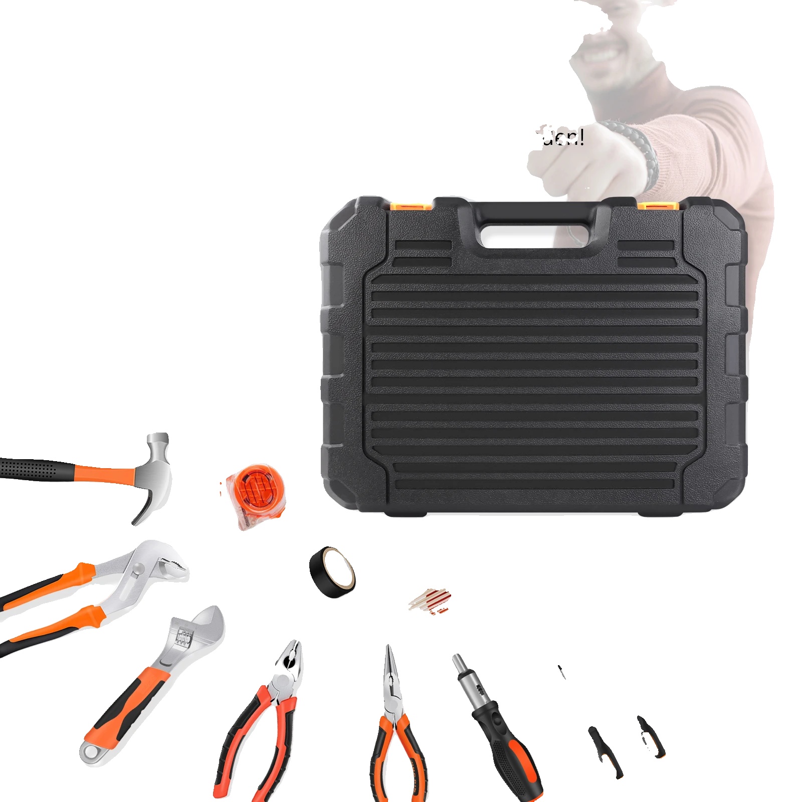 Werkzeugset, 102 Teile, Vielseitige Handwerkzeuge Für Zuhause Und Garage, Werkzeugkoffer 102-tlg