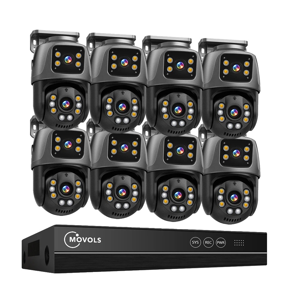 Überwachungssystem, Dualobjektiv, Zwei-wege-audio, 8ch 6mp Mit 8 Kameras, 3t（outdoor-sport）