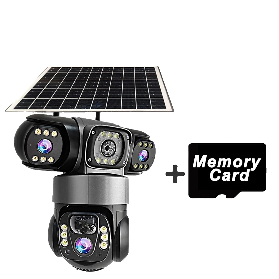 Sicherheitskamera, 15mp Auflösung, Solar Betrieben, Wifi-kamera Mit Speicherkarte