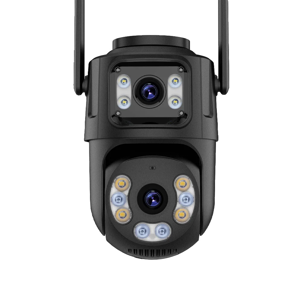 Ip-kamera, Dual-linse, 4k Videoüberwachung, Standard, 100v-240v Eu-stecker-a