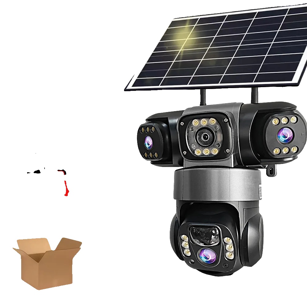 Solar-kamera, 15mp Auflösung, Farbige Nachtsicht, Wifi Kamera Fügen Sie 128g Karte Hinzu