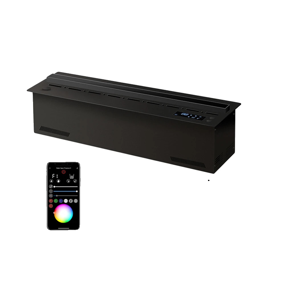 Wasserdampf-kamin, Umweltfreundliches Design, Realistische Flammeneffekte, 800mm 31.50in-a, App Bunte Flammen