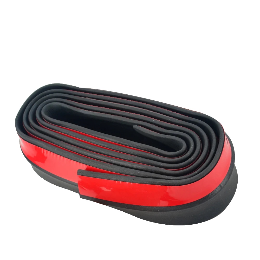 Stoßstangenlippen-schutz, Flexibles Weichgummi, Universelle Passform, Schwarz