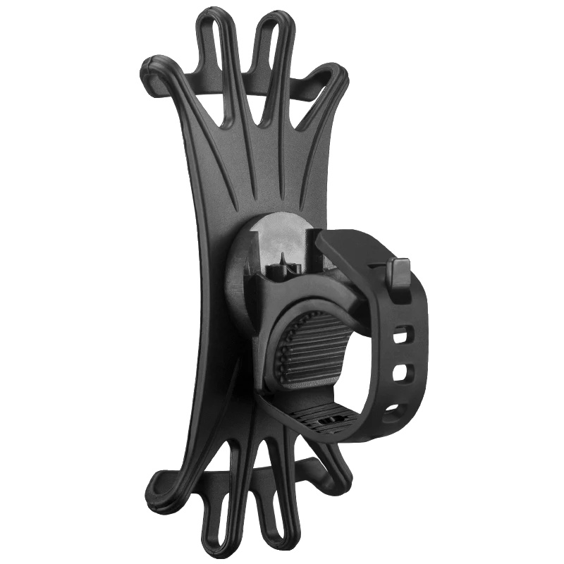 Fahrrad Handyhalter, Silikon Konstruktion, Stoßfeste Bauweise, Lf436bk
