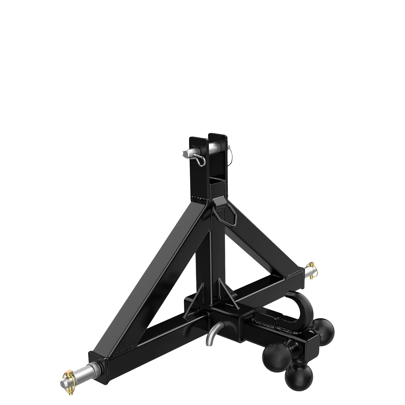 3-punkt-hubanhängerempfänger, Schwerlast-zugkraft, Universelle Kompatibilität, Schwarz