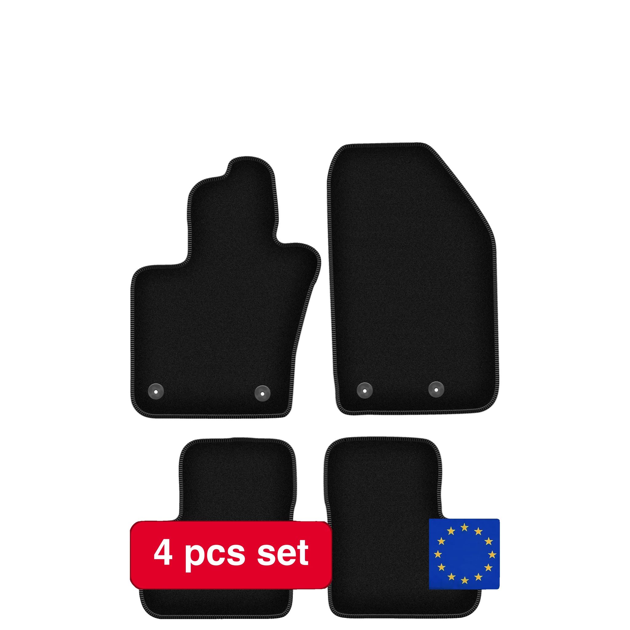 Bodenmatten, Luxus-umgebungsdesign, Einfache Pflege, Schwarz