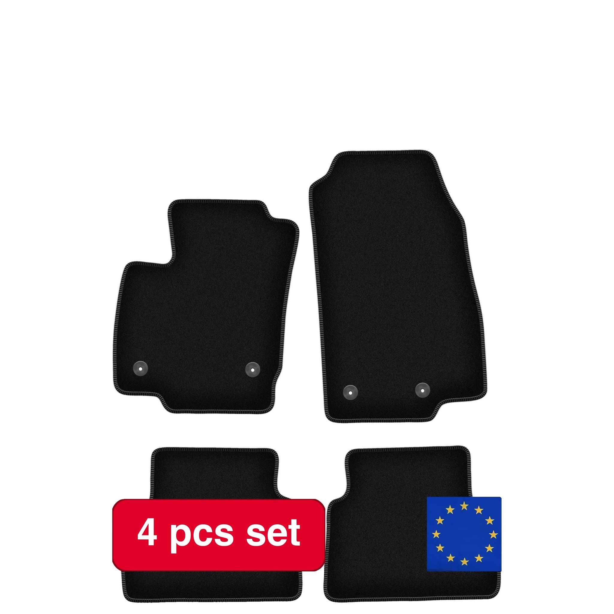 Mats, Synthetische Faser, Entworfen Für Ford B-max, Schwarz