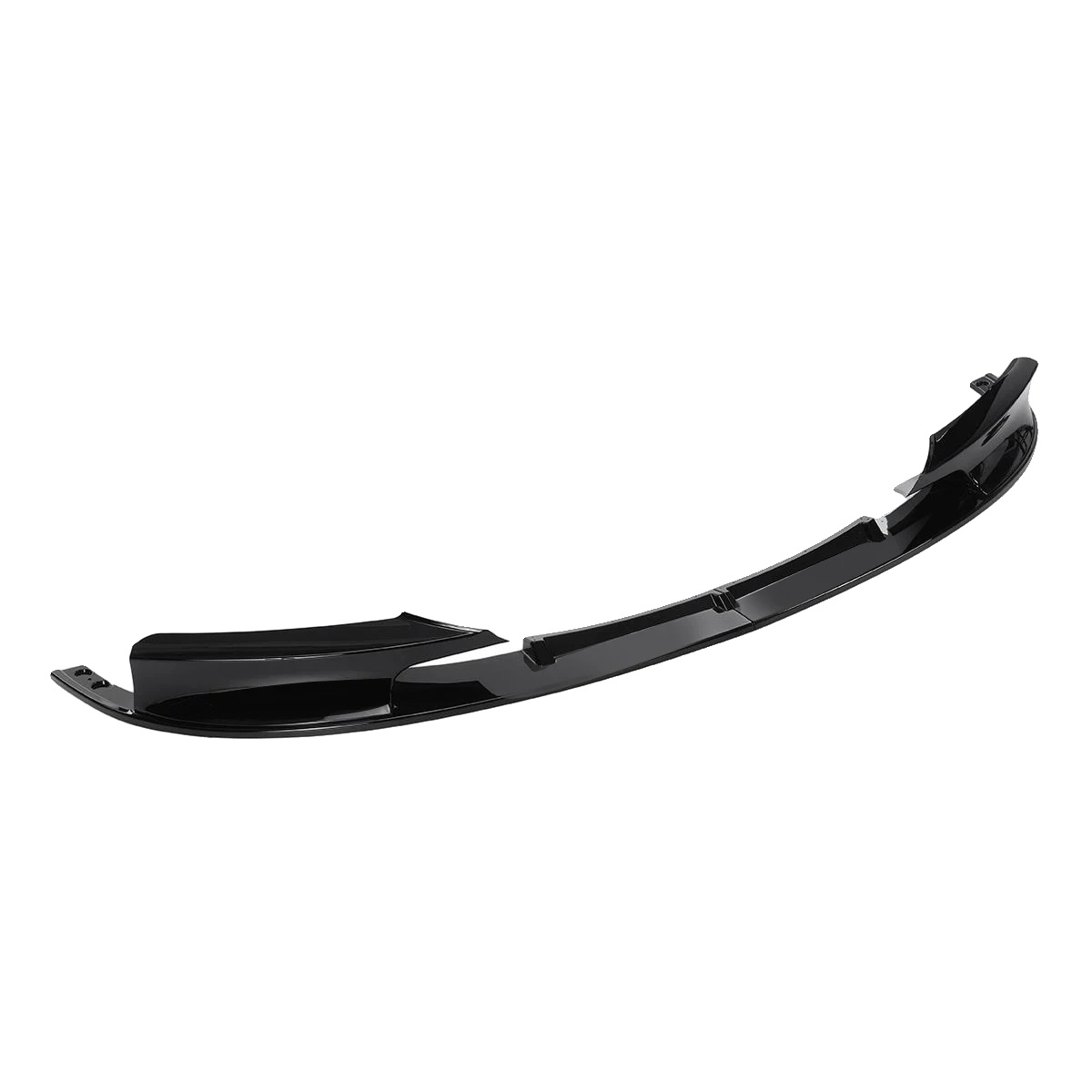 Frontstoßstangen-spoilerlippe, Carbonfaser, Zweiteilige Konstruktion, Kompatibilität Für 3er Serie F30 F31 M Sport, Glänzende Schwarze Oberfläche,