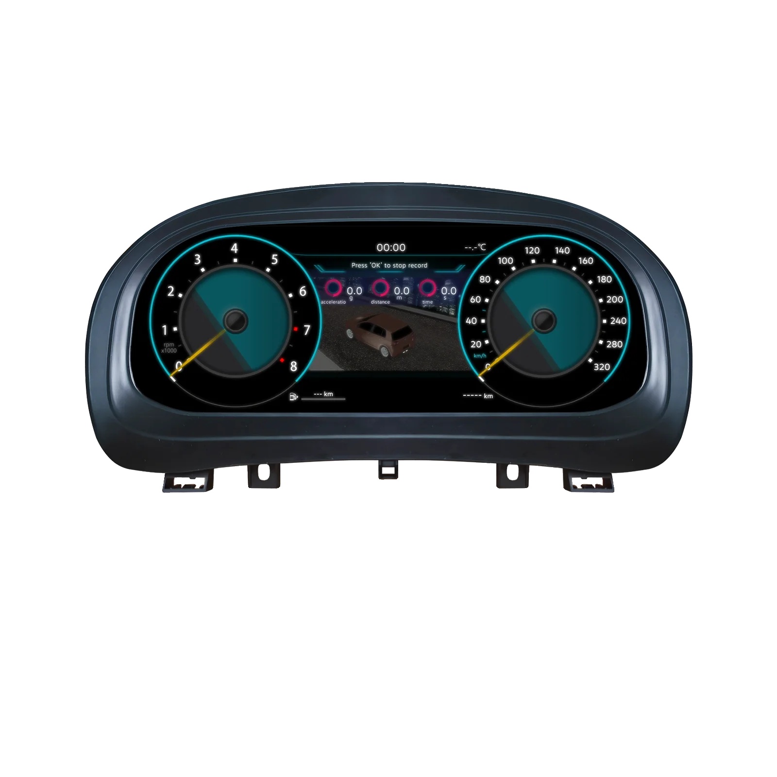 Digitales Dashboard, 12,3 Zoll Display, Plug-and-play-installation, T5 2003-2008