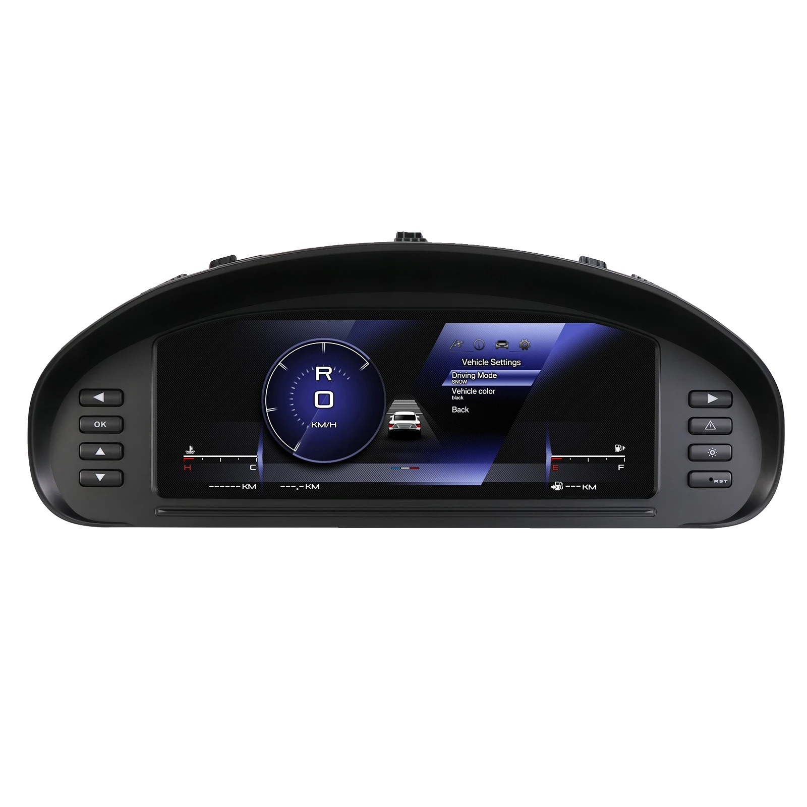 Digitales Instrumentencluster, Hd-bildschirm, Virtuelles Cockpit, Kompatibel Mit Peugeot 407 407 Sw 2004 - 2010, Dashboard