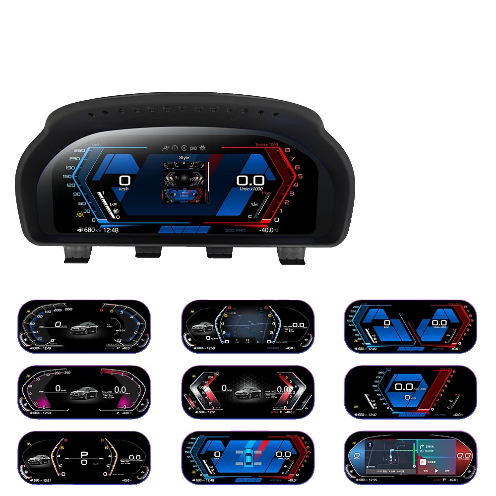Digitales Dashboard, Led-display, Plug-and-play-installation, F10 Kein Hdmi
