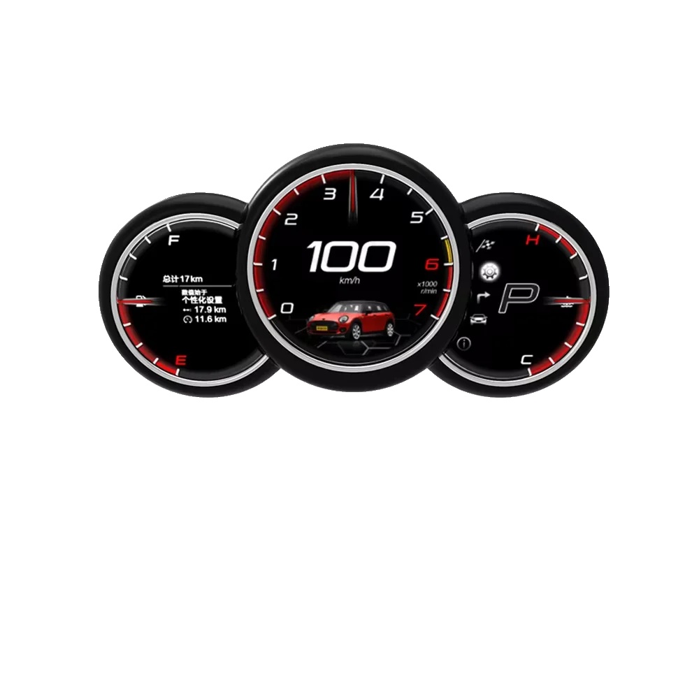 Dashboard-cluster, Hochauflösender Bildschirm, Fahrzeugkompatibilität, R55 R56 R57(2006-2013)