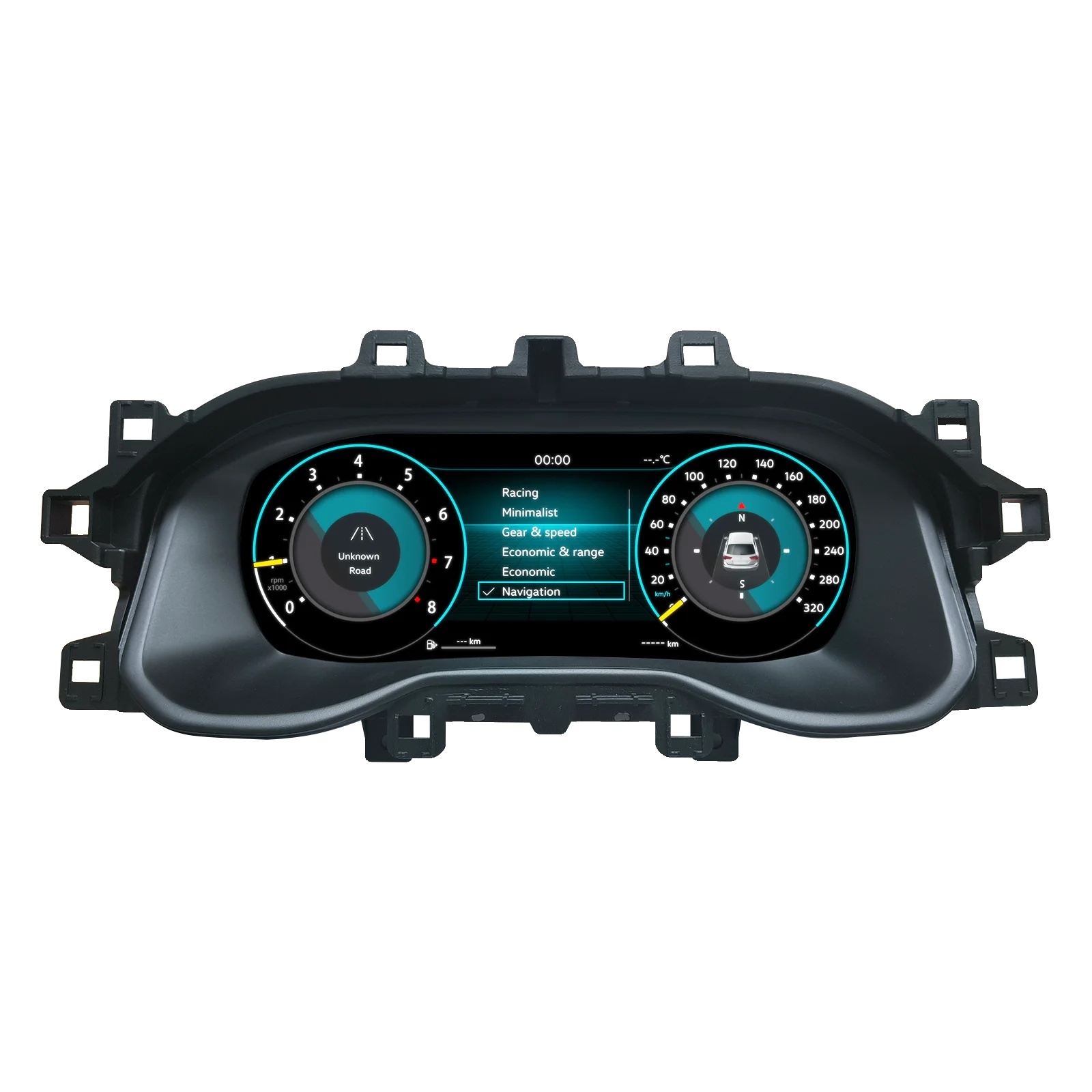 Digitales Dashboard-cluster, 12,3 Zoll Hd-bildschirm, Multi-mode-anpassung, Polo T-cross 19-25