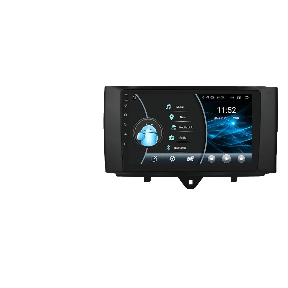 Carplay, Verbesserte Audiofunktionen, Navigationssystem, Kompatibel Mit Smart Fortwo 2011-2015 Audio, W7 Ahdc2