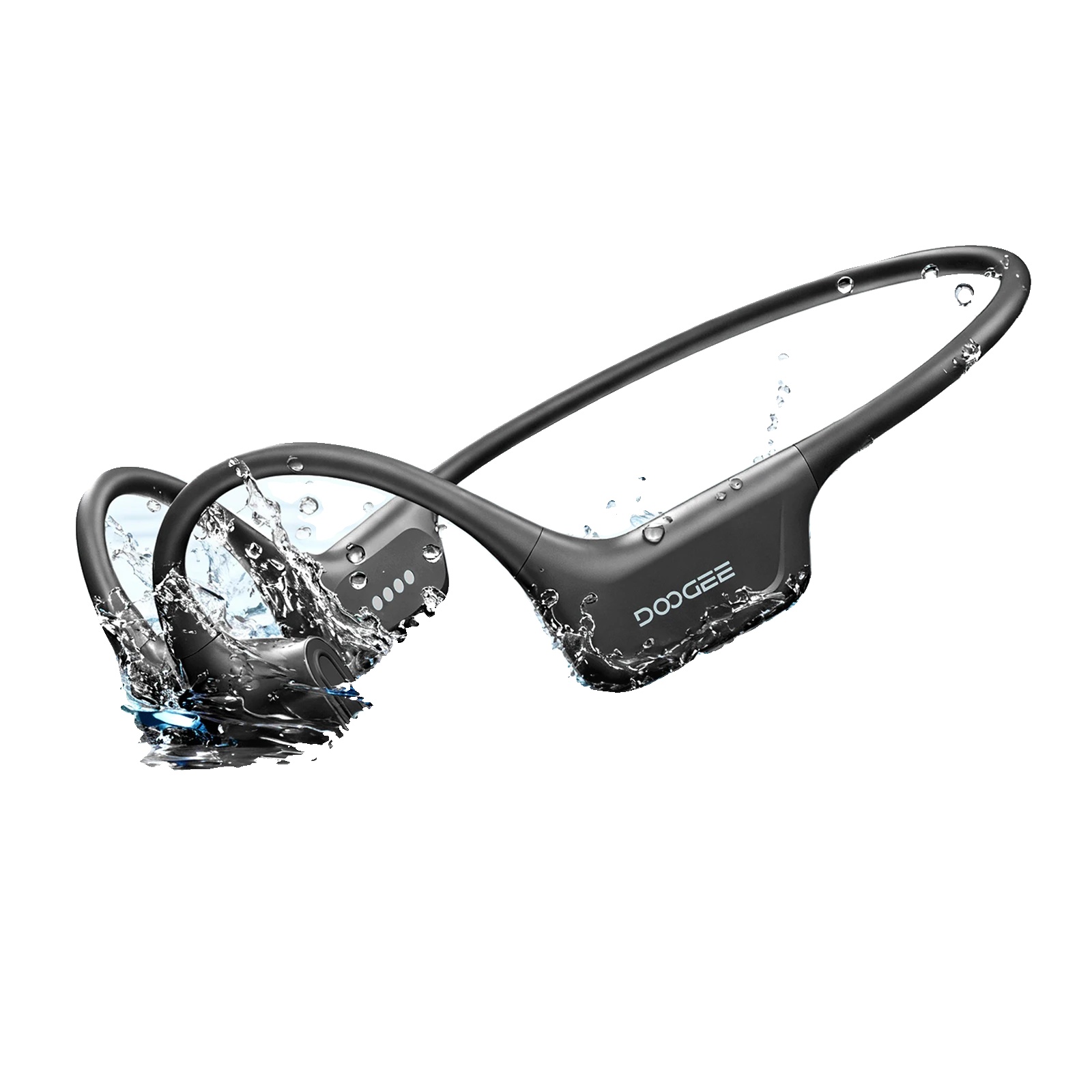Knochenleitungs-kopfhörer, Wasserdicht, Bluetooth 5.4, Schwarz