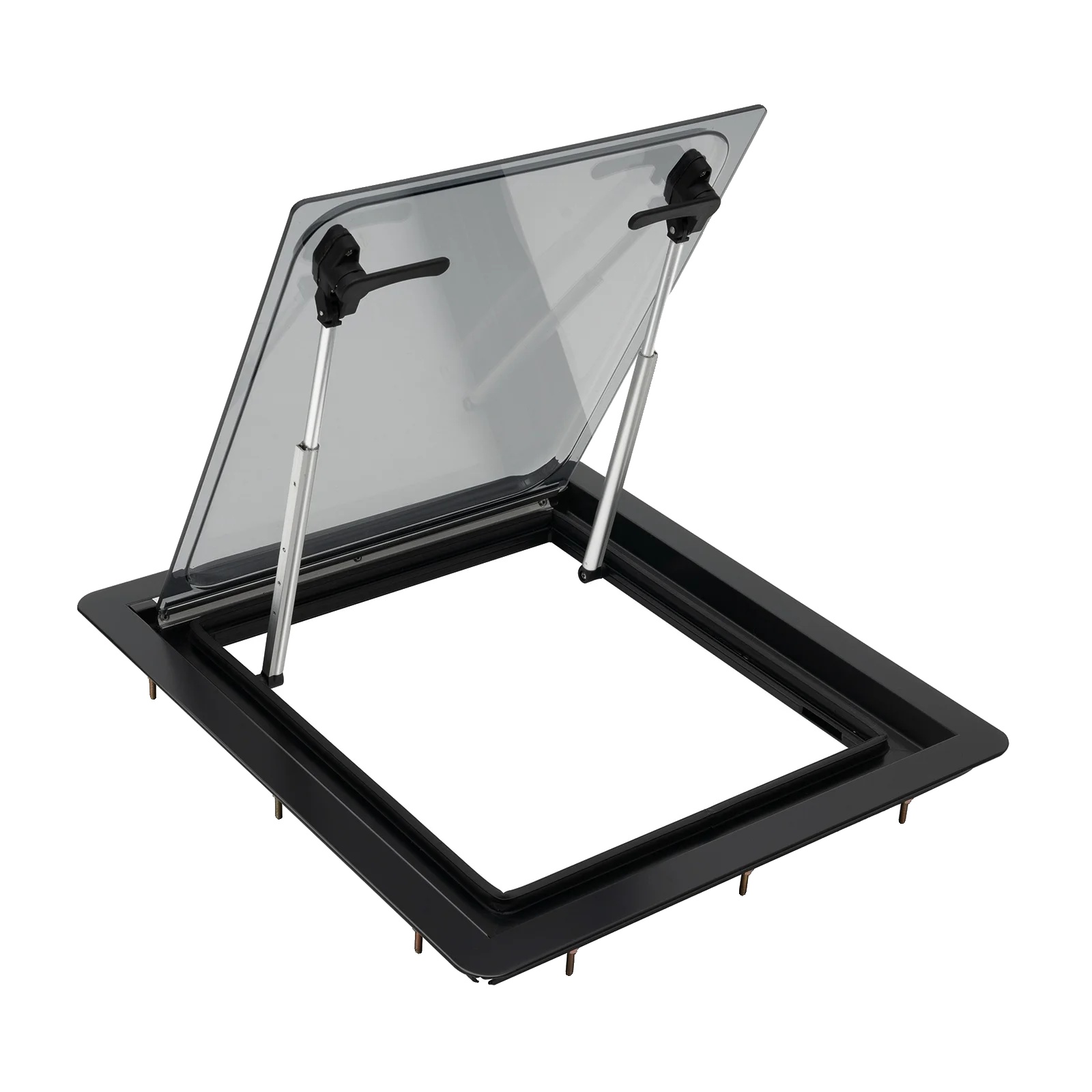 Caravanfenster, Verstellbares Öffnungsdesign, Langlebige Materialien, Schwarz