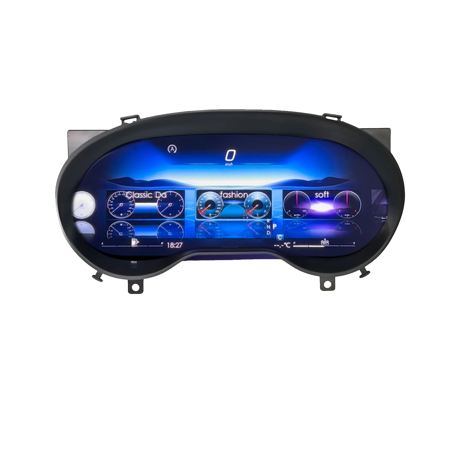 Digitales Dashboard, 12,3-zoll Hd-display, Drahtlose Konnektivität, Schwarz