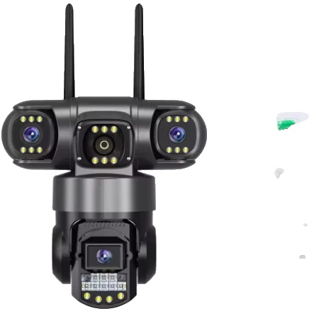 Ip-kamera, 12mp Auflösung, Nachtsichtfunktion, Wifi 256gb, Eu-stecker