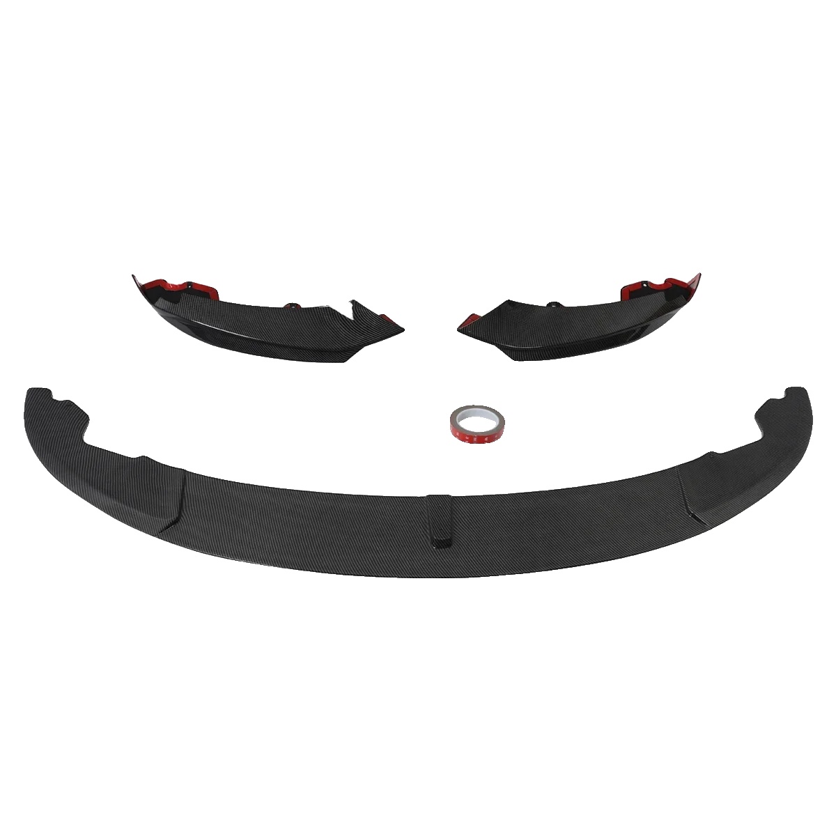 Frontstoßstangen-spoiler-splitter, Carbonfaser-stil, Kompatibel Mit Luxus-sportwagen F32 F33 F36, Karbonfaser-look