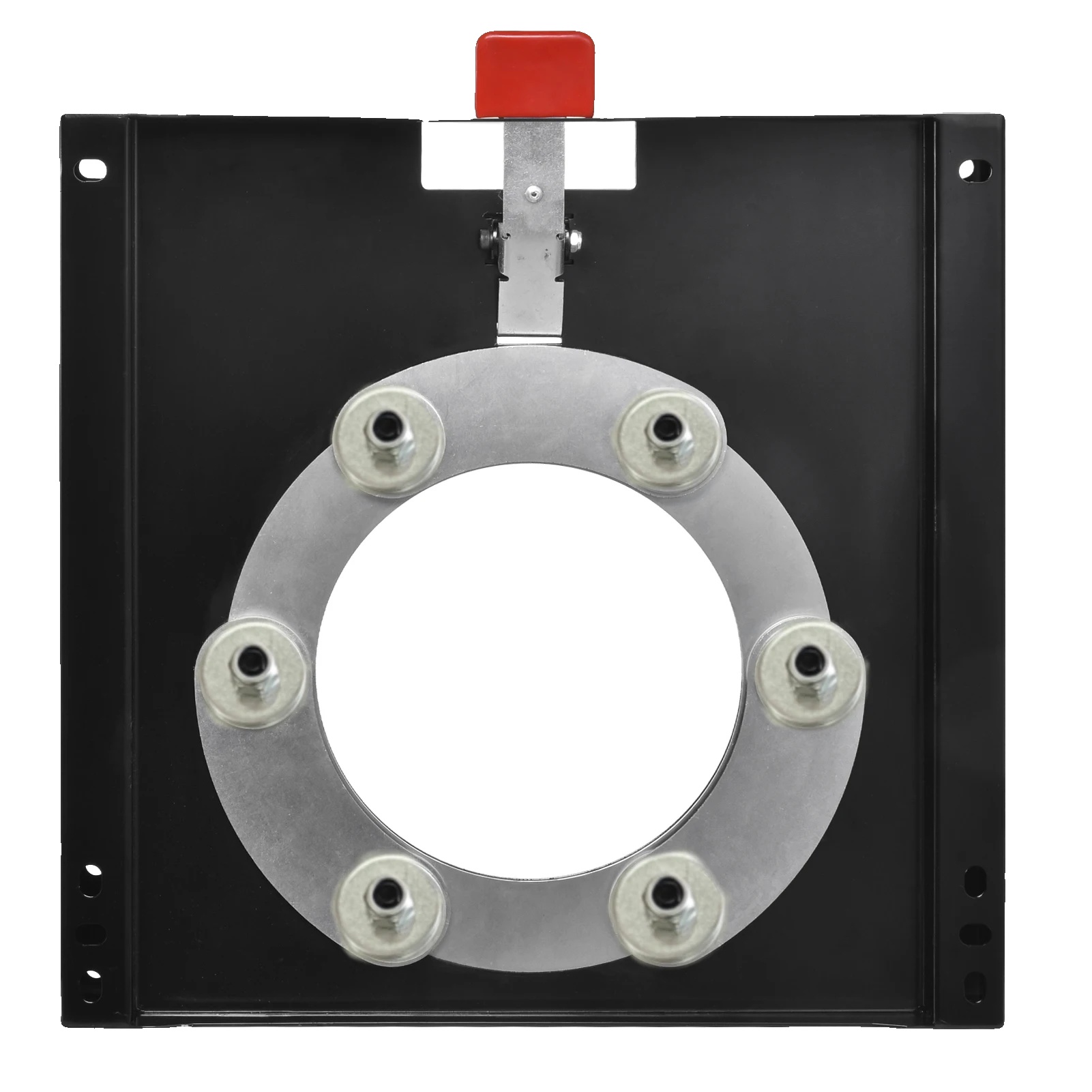 Drehbare Autositzbasis, Stahlmaterial, 43,2 X 43 X 4 Cm, Passt Für T5 Und Andere Modelle, 200 Kg Tragfähigkeit, Schwarz