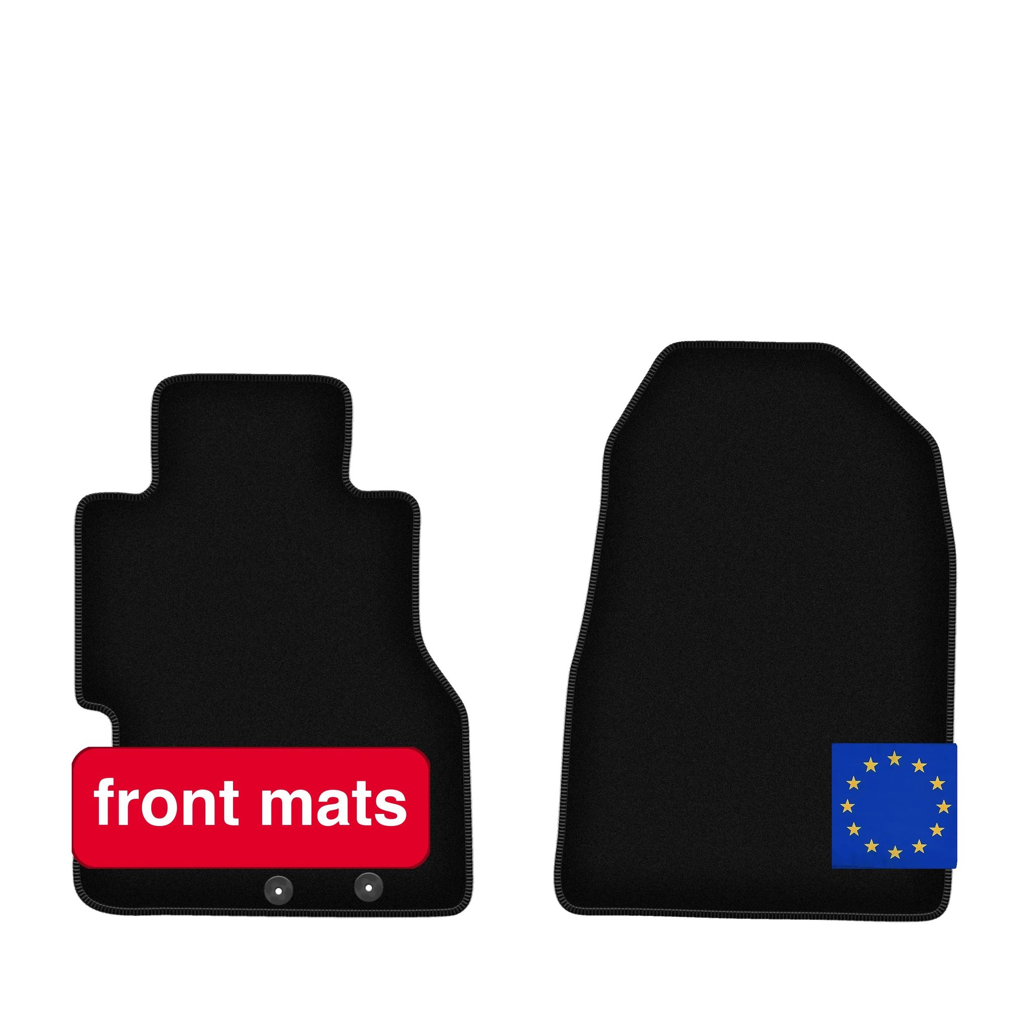 Bodenmatten, Leichtes Design, Einfache Reinigung, Schwarz