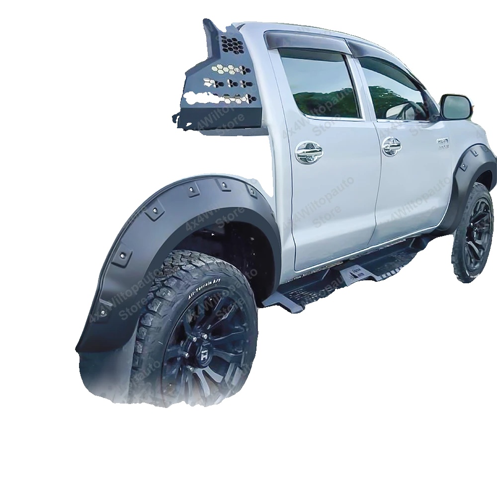 Kotflügelverbreiterungen, Langlebiger Abs-kunststoff, Einfache Installation, Toyota Hilux Vigo